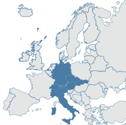 
					Mapa regionu doradcy: Paweł					
