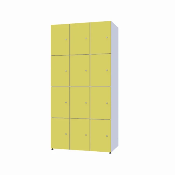 Modułowa szafka metal z HPL - Combo 4 poziomy