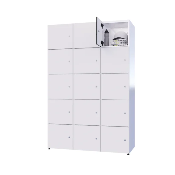 Depozytowa szafka metal z HPL - Combo