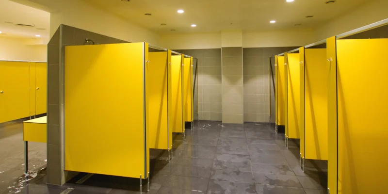 żółte ścianki HPL