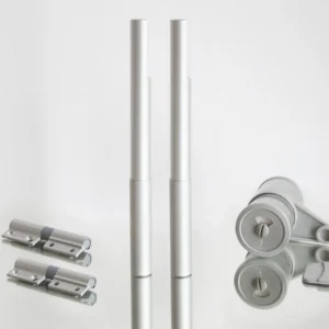 Komplet okuć do kabin WC 18mm SOLARI