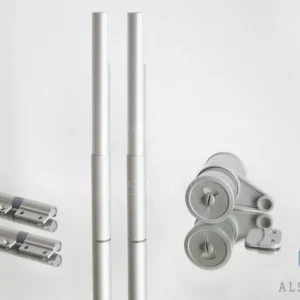 Komplet okuć do kabin WC 10-12mm SOLARI