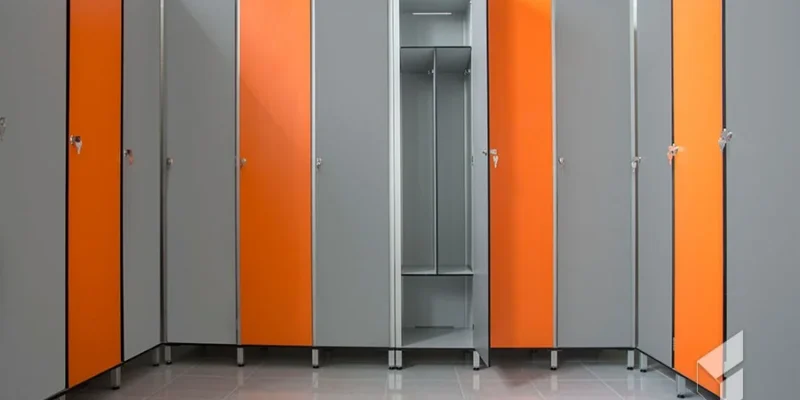 meble metalowe do szatni w firmie