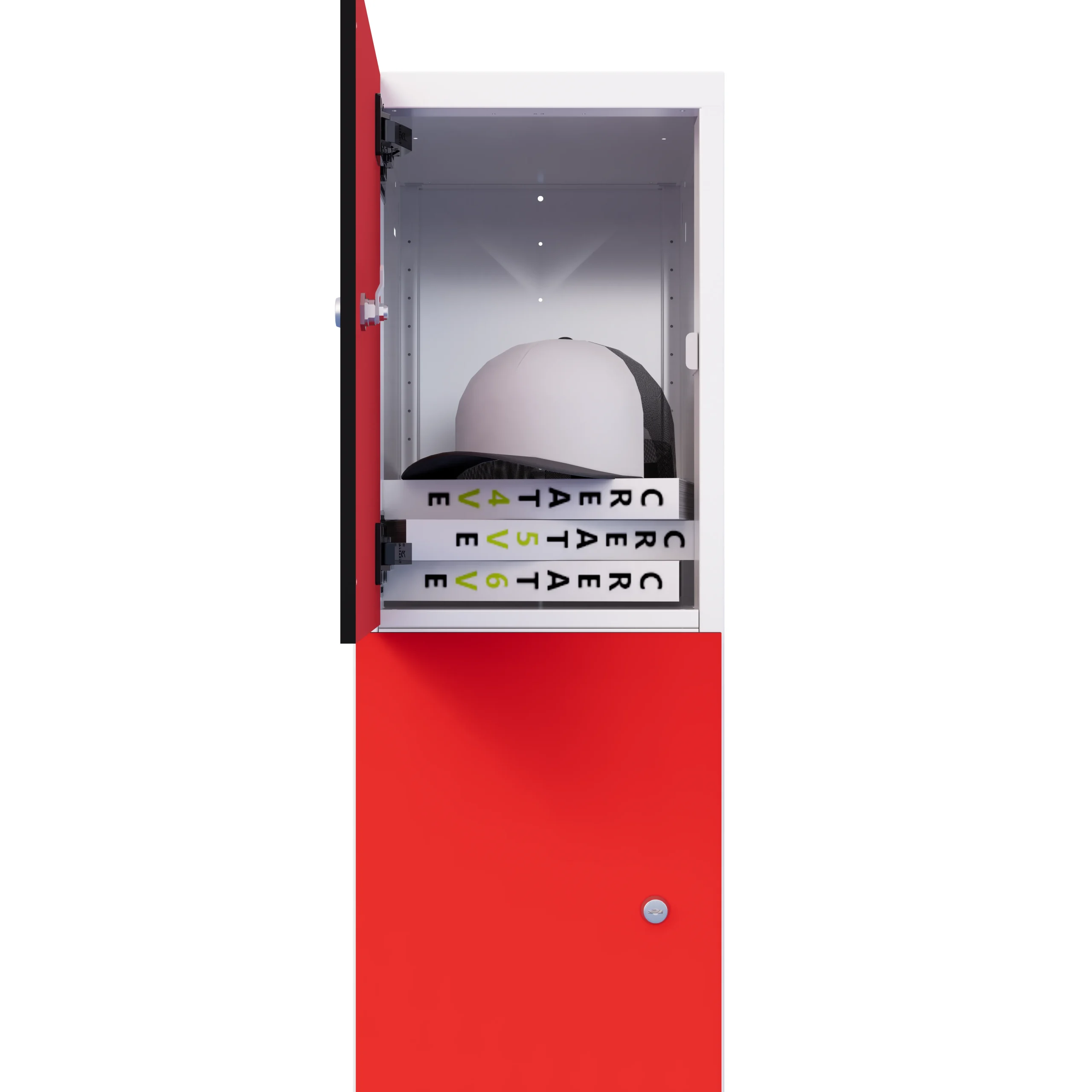 Modułowa szafka metal z HPL - Combo 4 poziomy - Image 3