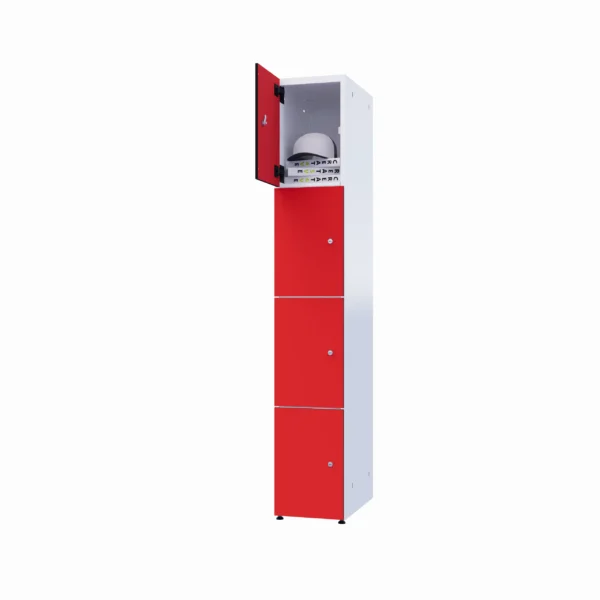 Modułowa szafka metal z HPL - Combo 4 poziomy