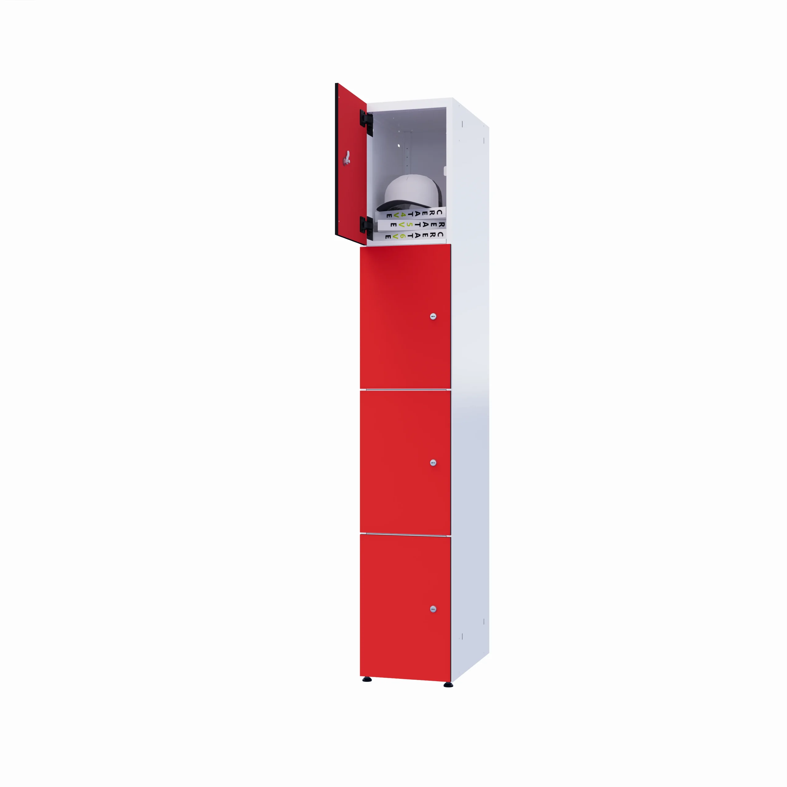 Modułowa szafka metal z HPL - Combo 4 poziomy - Image 2