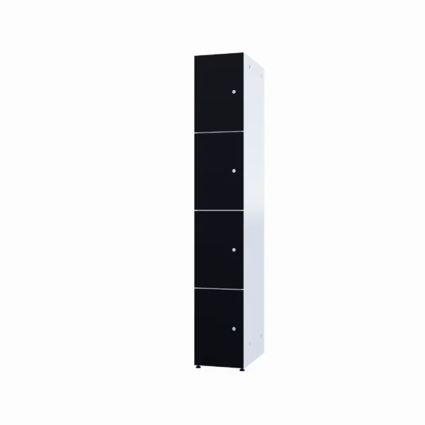 Modułowa szafka metal z HPL - Combo 4 poziomy