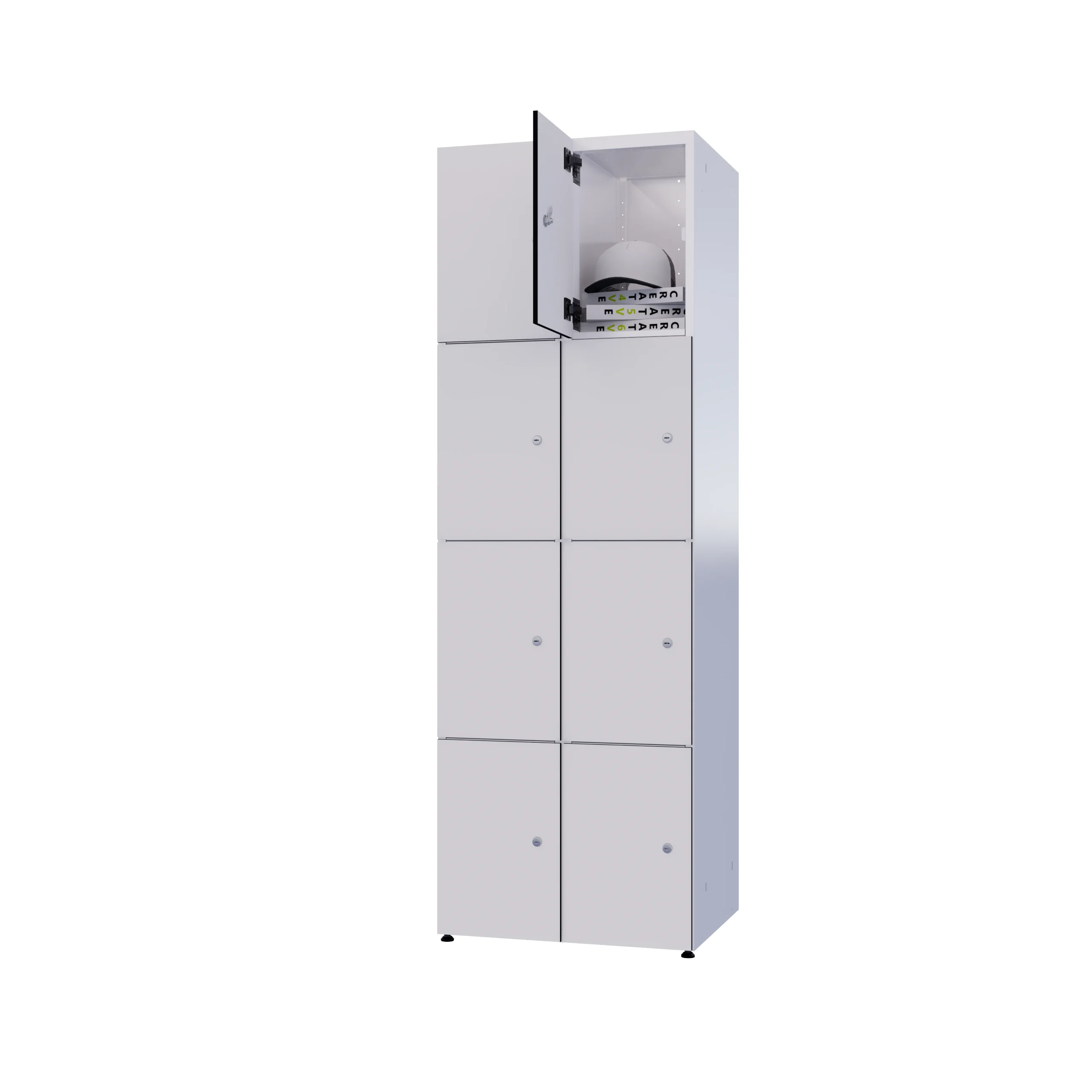 Modułowa szafka metal z HPL - Combo 4 poziomy - Image 33
