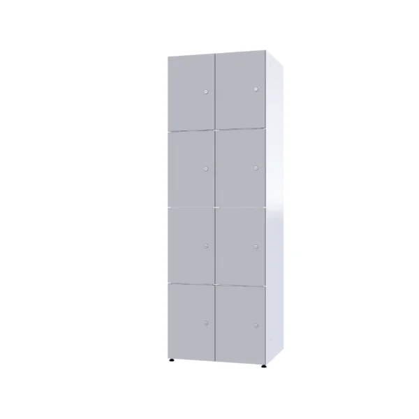 Modułowa szafka metal z HPL - Combo 4 poziomy
