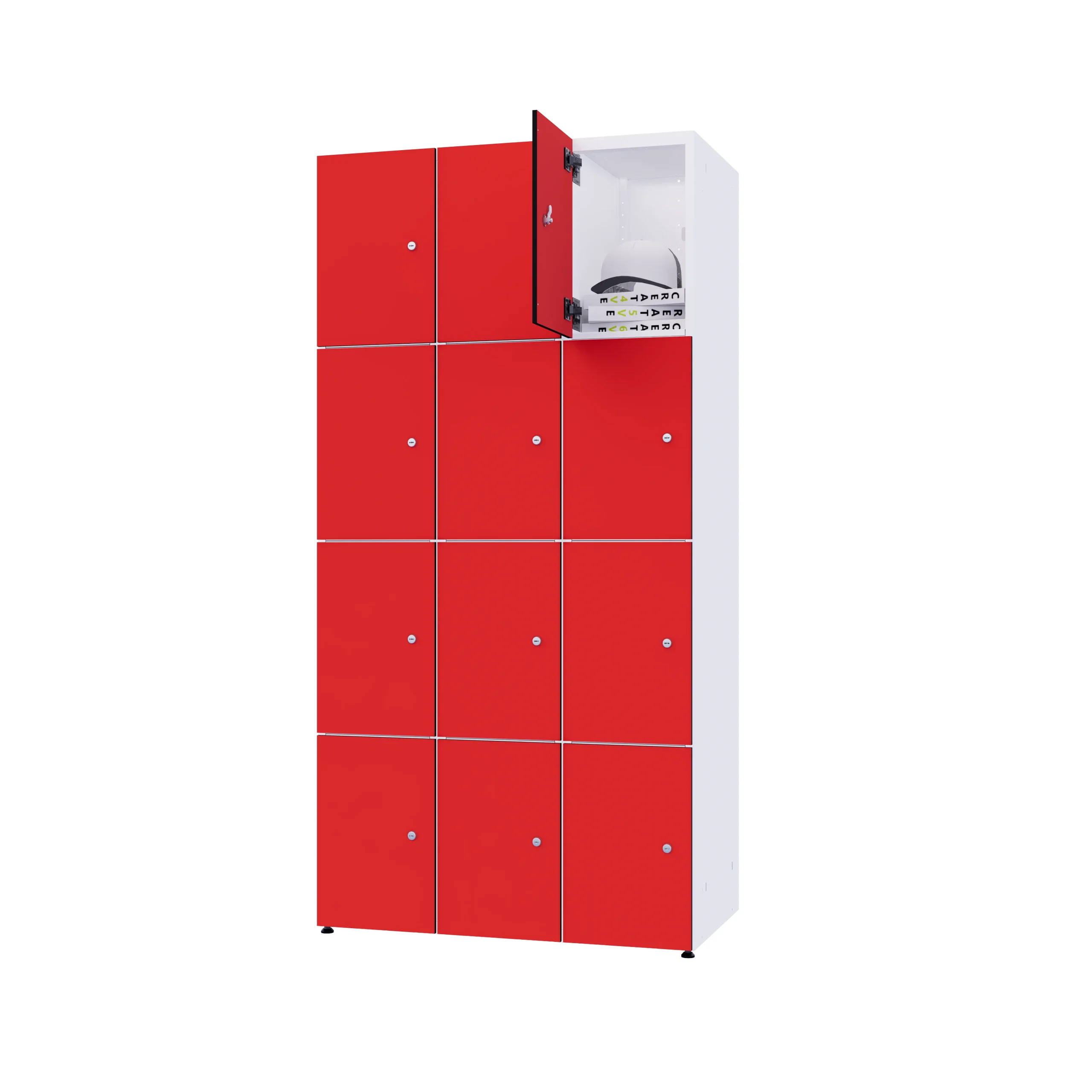 Modułowa szafka metal z HPL - Combo 4 poziomy - Image 63