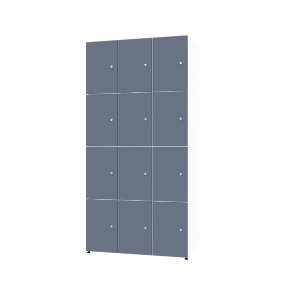 Modułowa szafka metal z HPL - Combo 4 poziomy
