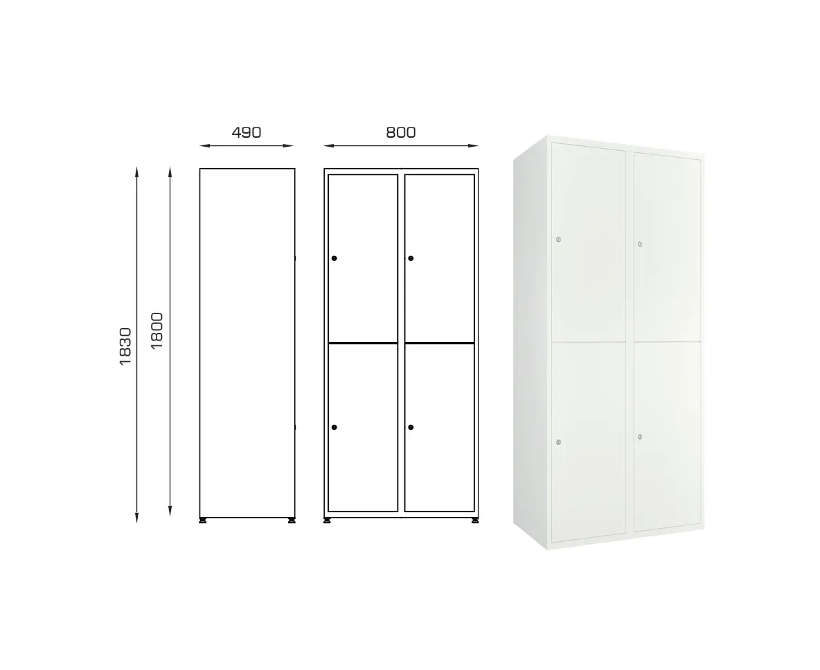Szafki szkolne metalowe - Vela - Image 38