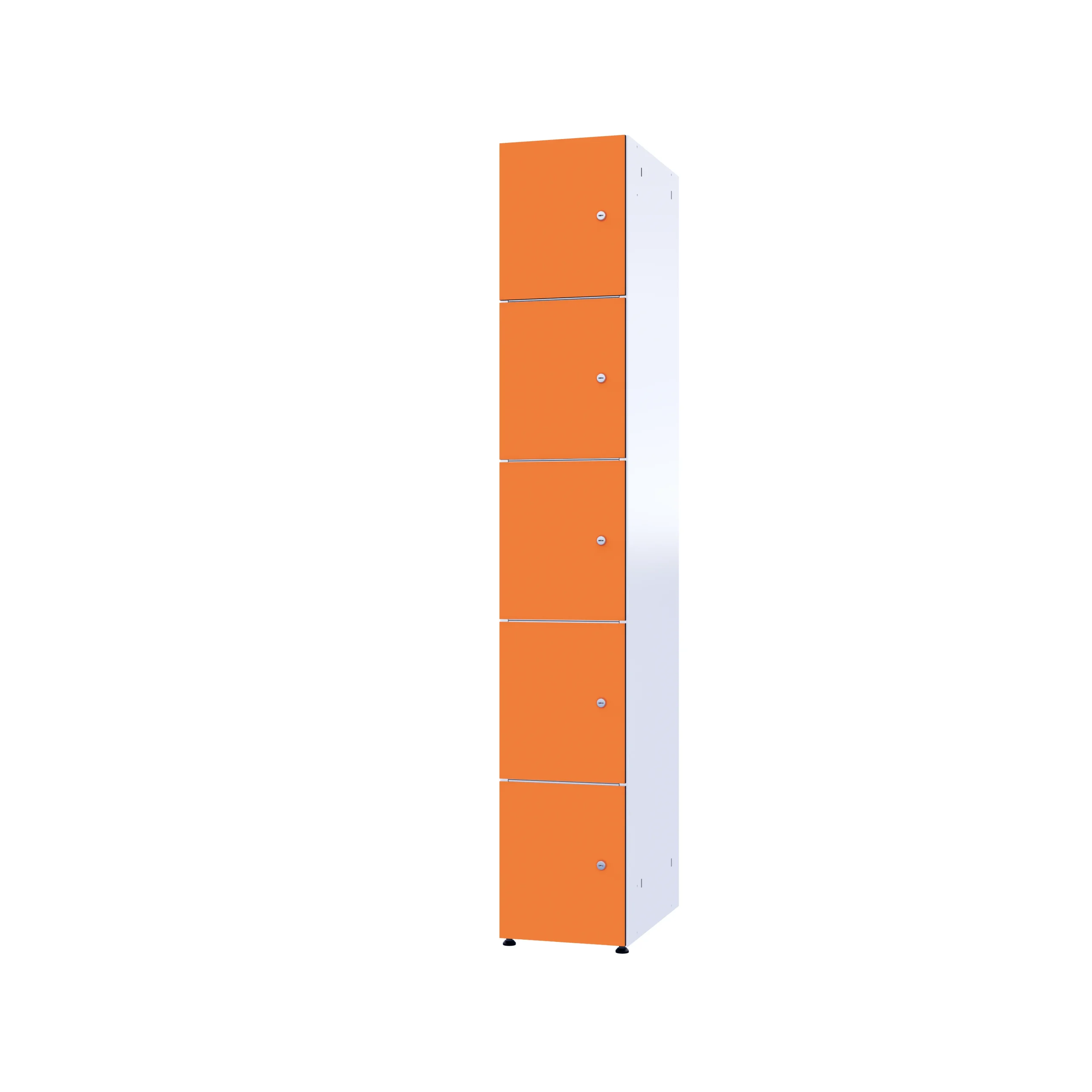 Depozytowa szafka metal z HPL - Combo w kolorze Spice Orange