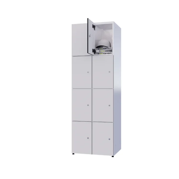 Modularer Metallschrank mit HPL-Beschichtung – Combo, 4 Ebenen