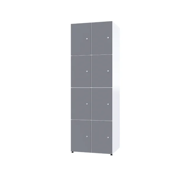Modularer Metallschrank mit HPL-Beschichtung – Combo, 4 Ebenen
