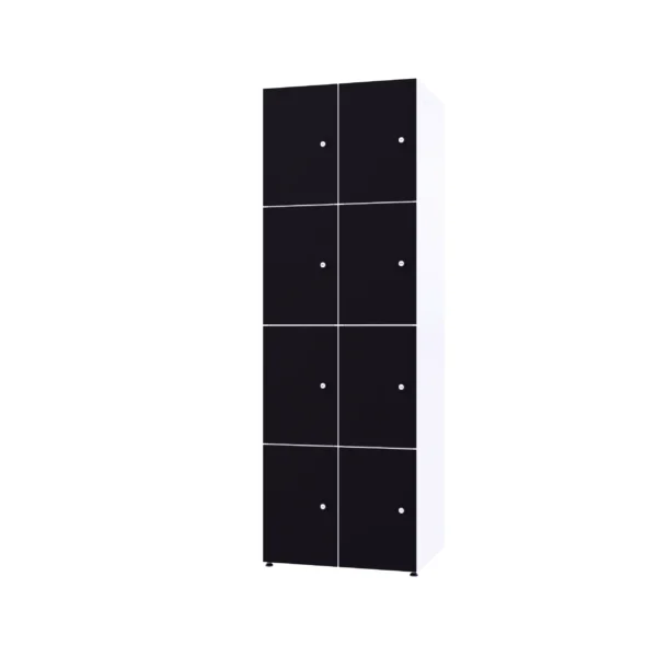 Modularer Metallschrank mit HPL-Beschichtung – Combo, 4 Ebenen