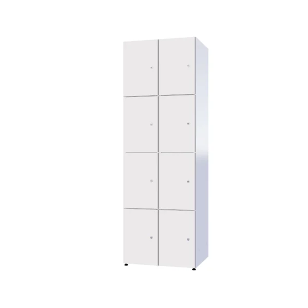 Modularer Metallschrank mit HPL-Beschichtung – Combo, 4 Ebenen