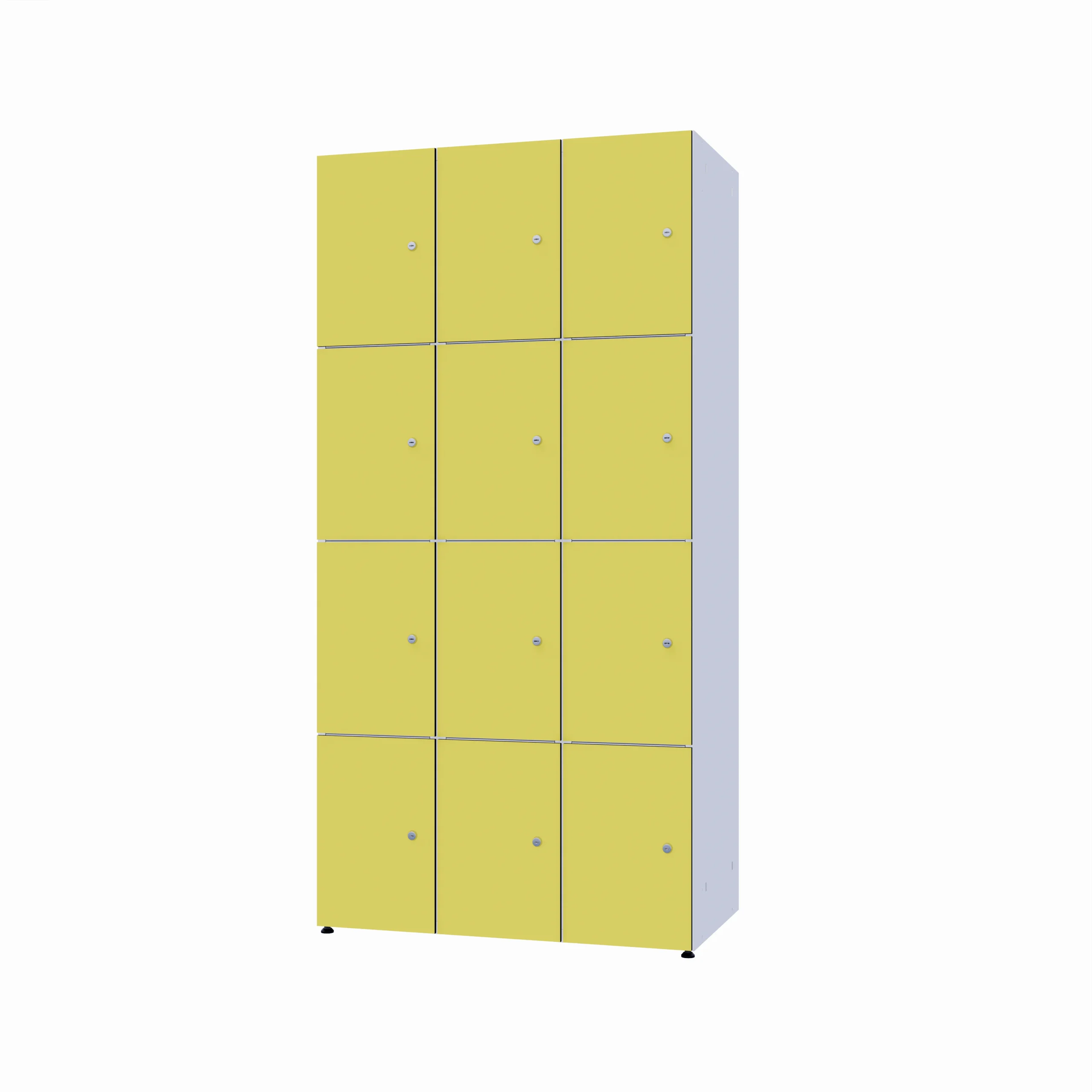 Modularer Metallschrank mit HPL-Beschichtung – Combo, 4 Ebenen - Image 75