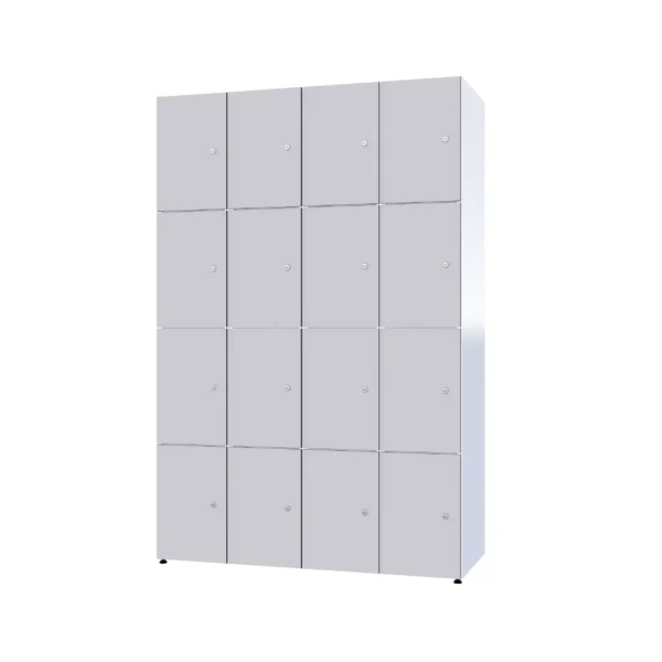 Modularer Metallschrank mit HPL-Beschichtung – Combo, 4 Ebenen