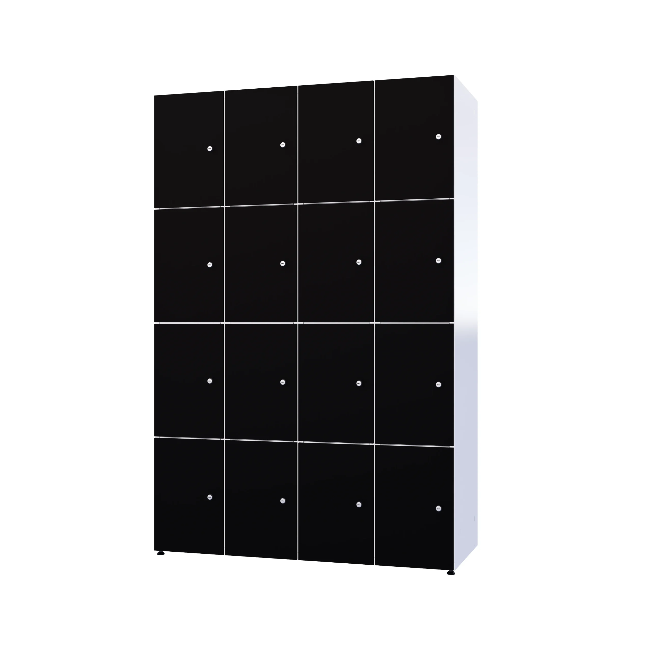 Modularer Metallschrank mit HPL-Beschichtung – Combo, 4 Ebenen - Image 96