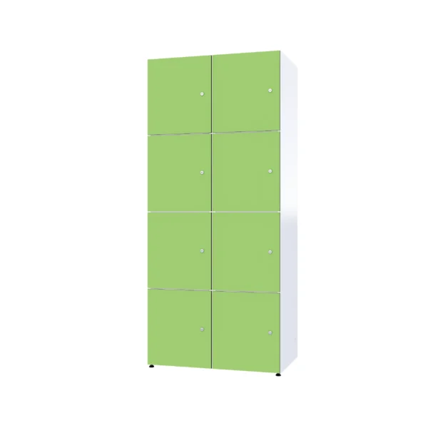 Modularer Metallschrank mit HPL-Beschichtung – Combo, 4 Ebenen