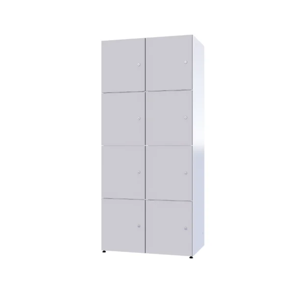 Modularer Metallschrank mit HPL-Beschichtung – Combo, 4 Ebenen
