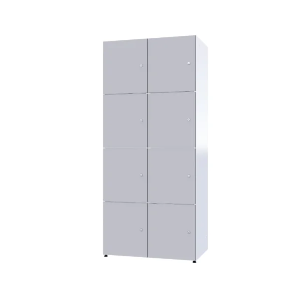Modularer Metallschrank mit HPL-Beschichtung – Combo, 4 Ebenen