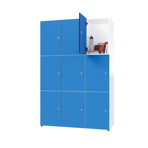 Modularer Metallschrank mit HPL-Beschichtung – Combo